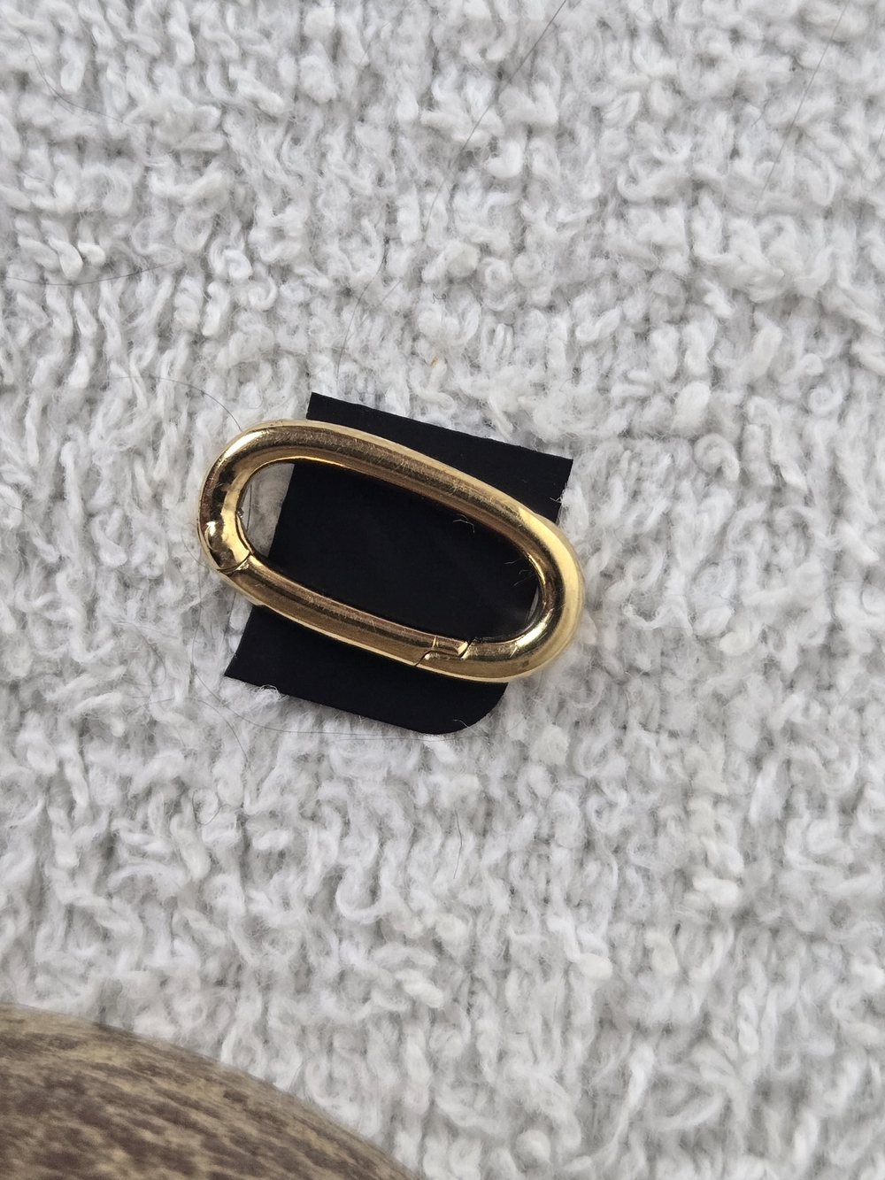 Thomas Sabo Gold Oval Carabiner Charm